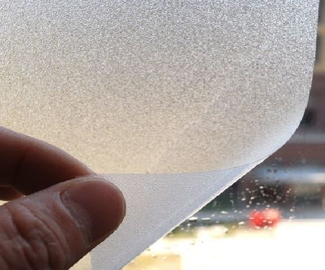 石林玻璃门外面粘广告用什么材料好？